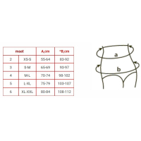 Elastische medische postnatale slip voor gelokaliseerde massage ZWART